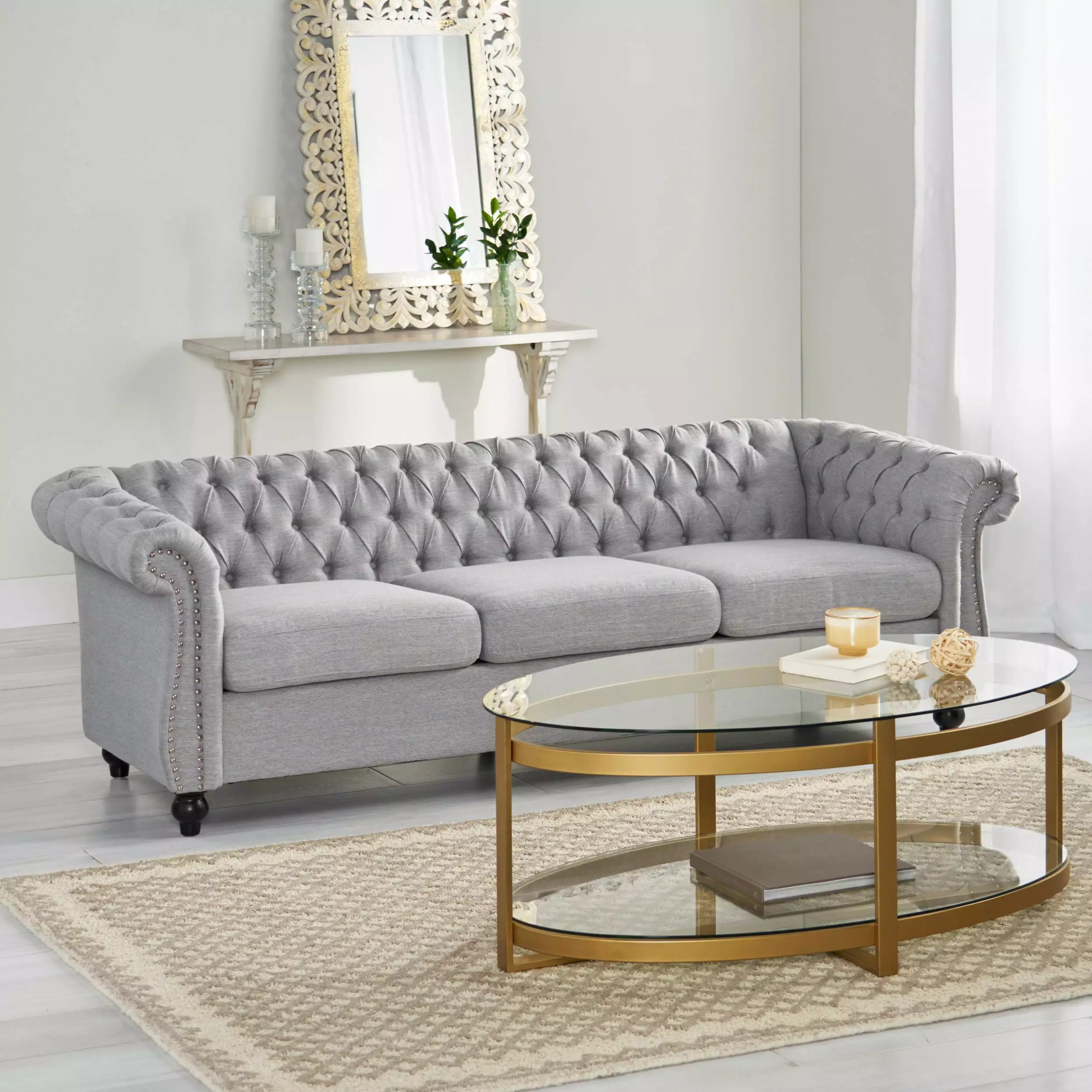 CoSoTower 3 Seater Sofa Living Room Comfortable Couch