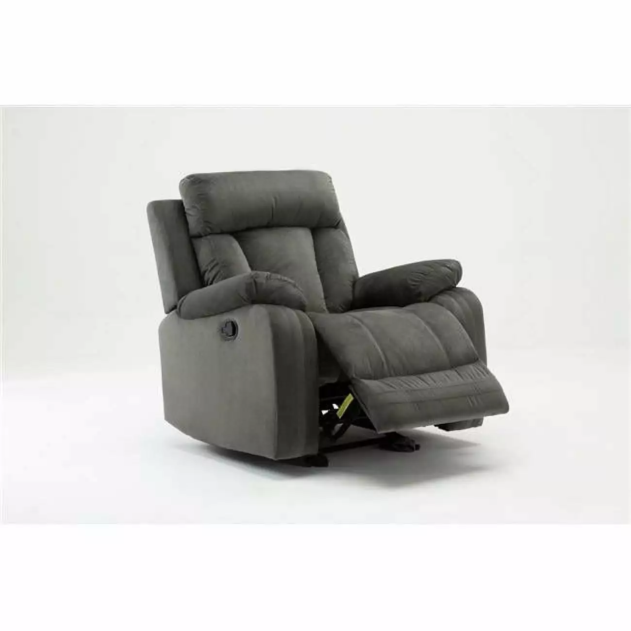 Home Roots Modern Fabric Chair Grey 40 Inch Contemporary Living Room Seating HomeRoots