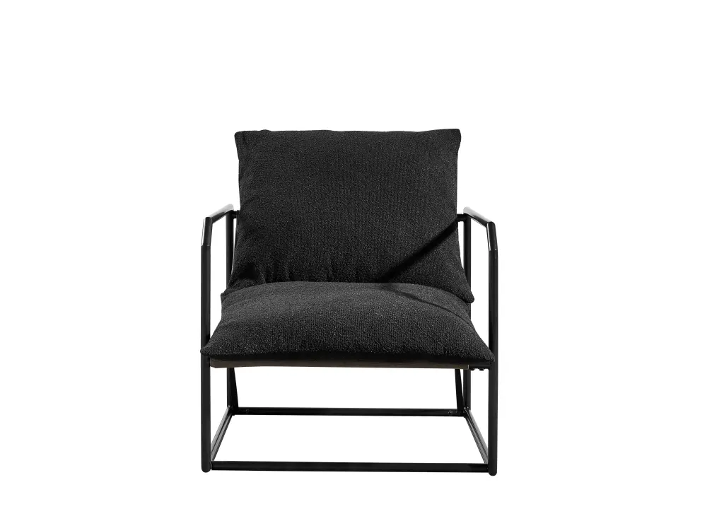 Black Espresso Accent Chair Modern Living Room Furniture liyasifurnitureco.-ltd.