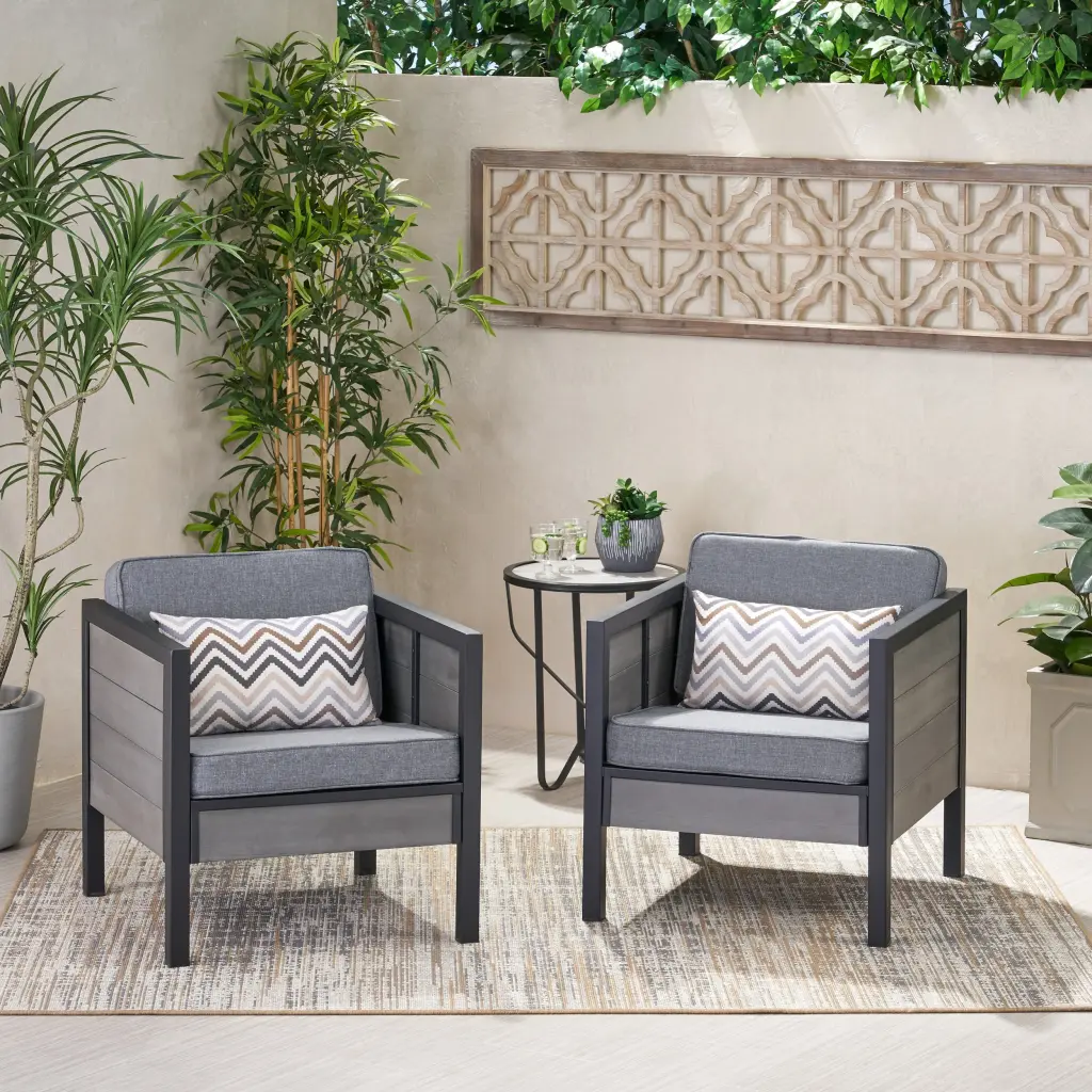 Jax Club Chair Black Iron nh-kisa