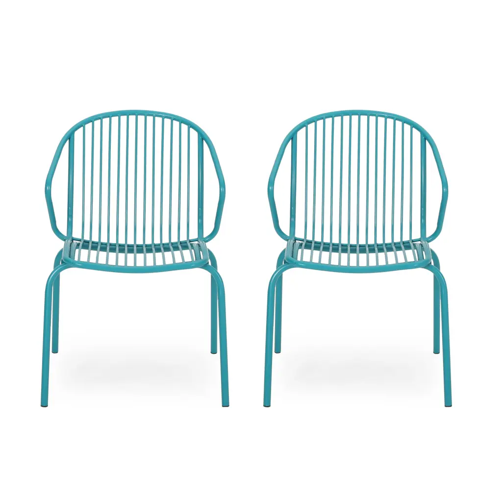 Boston Chair Teal Iron Accent Chair Living Room nh-purenest
