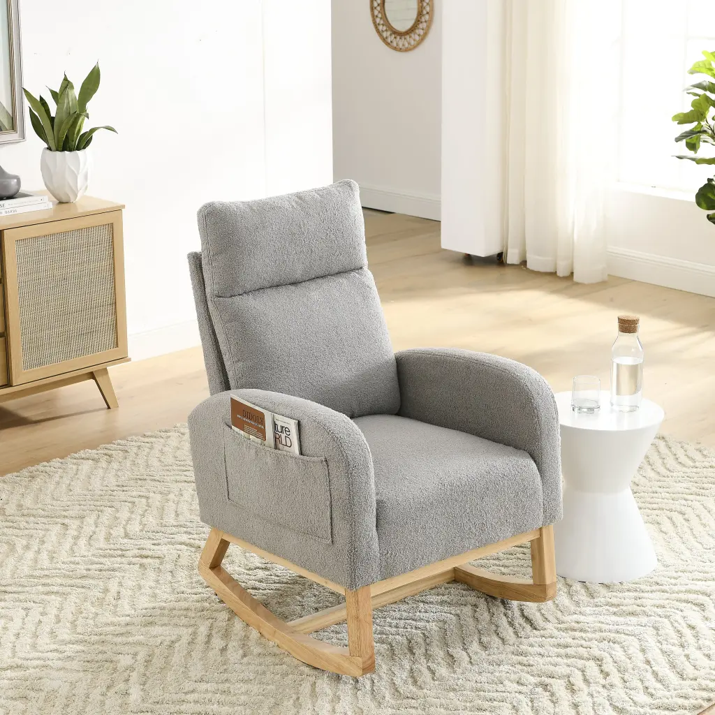Welike 27.6 Inch Modern Accent High Backrest Living Room Lounge Arm Chair welike furniture