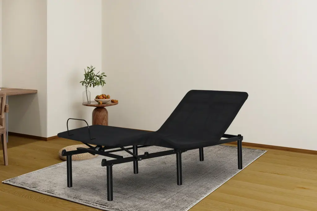 Adjustable Bed Base Fold To Half TXL Motorized Head Foot Incline rnb