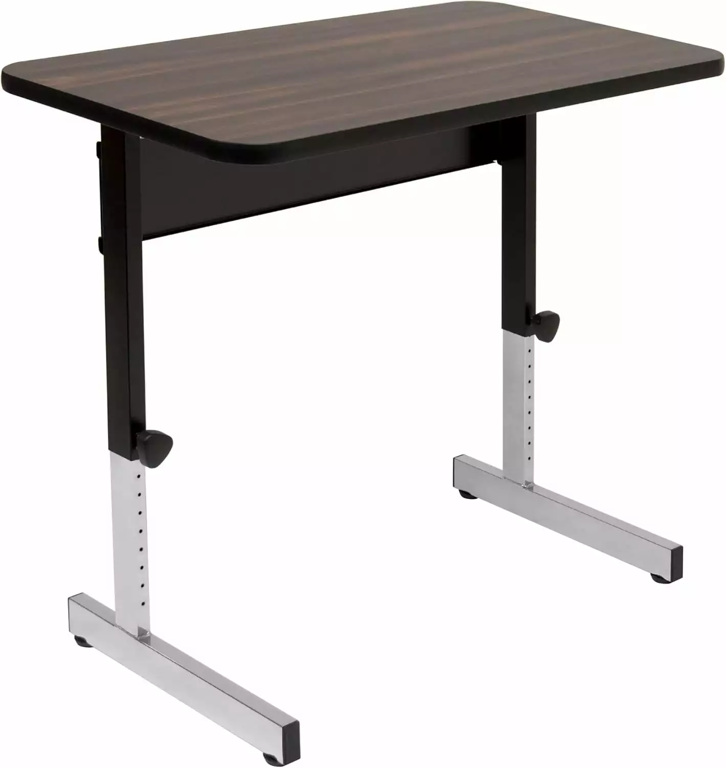 FHWM DESK All Purpose Height Adjustable Table 23-33.5 Range Black Walnut FHWM-CQZ