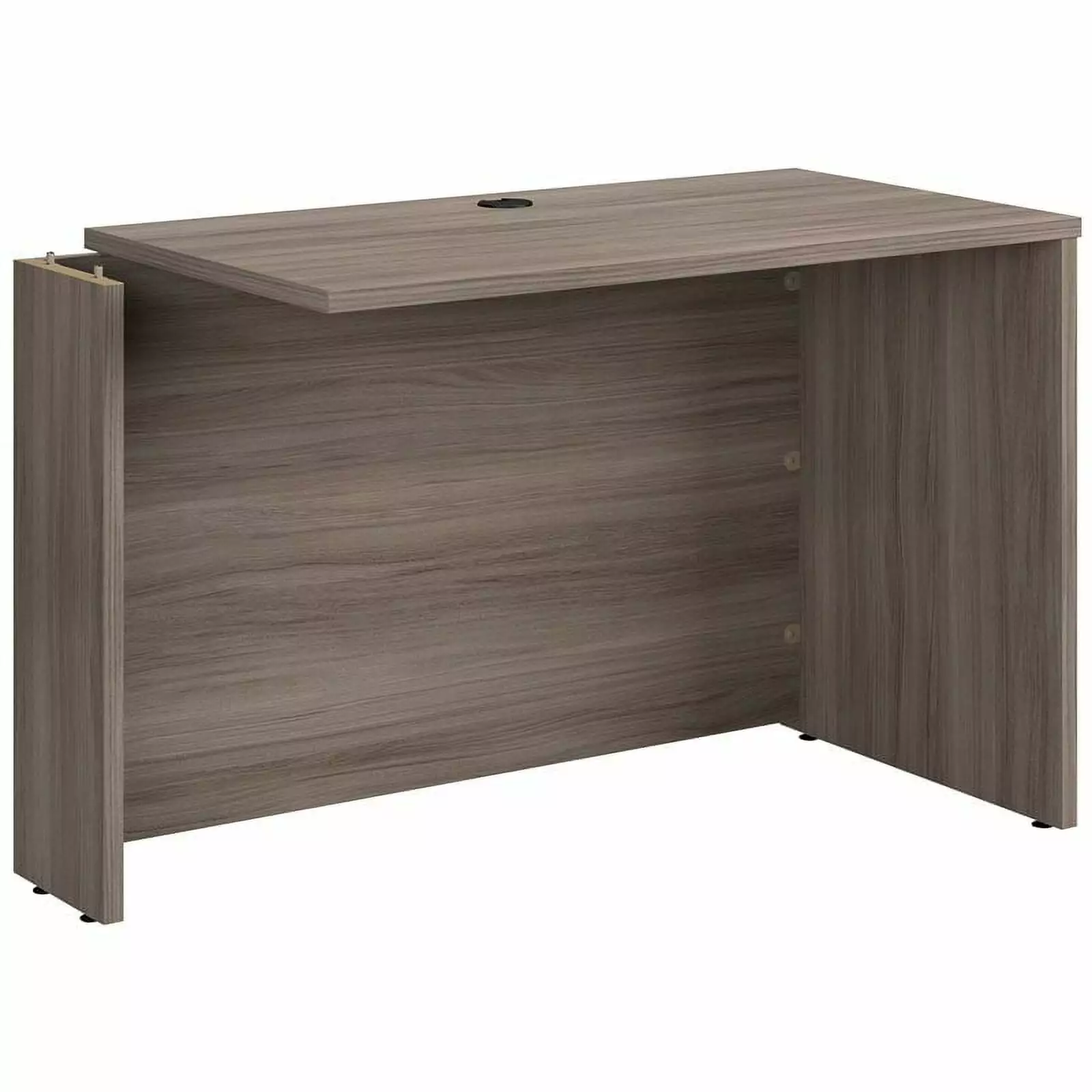 UrbanPro Contemporary Engineered Wood Adjustable Desk L/R Return Brown
