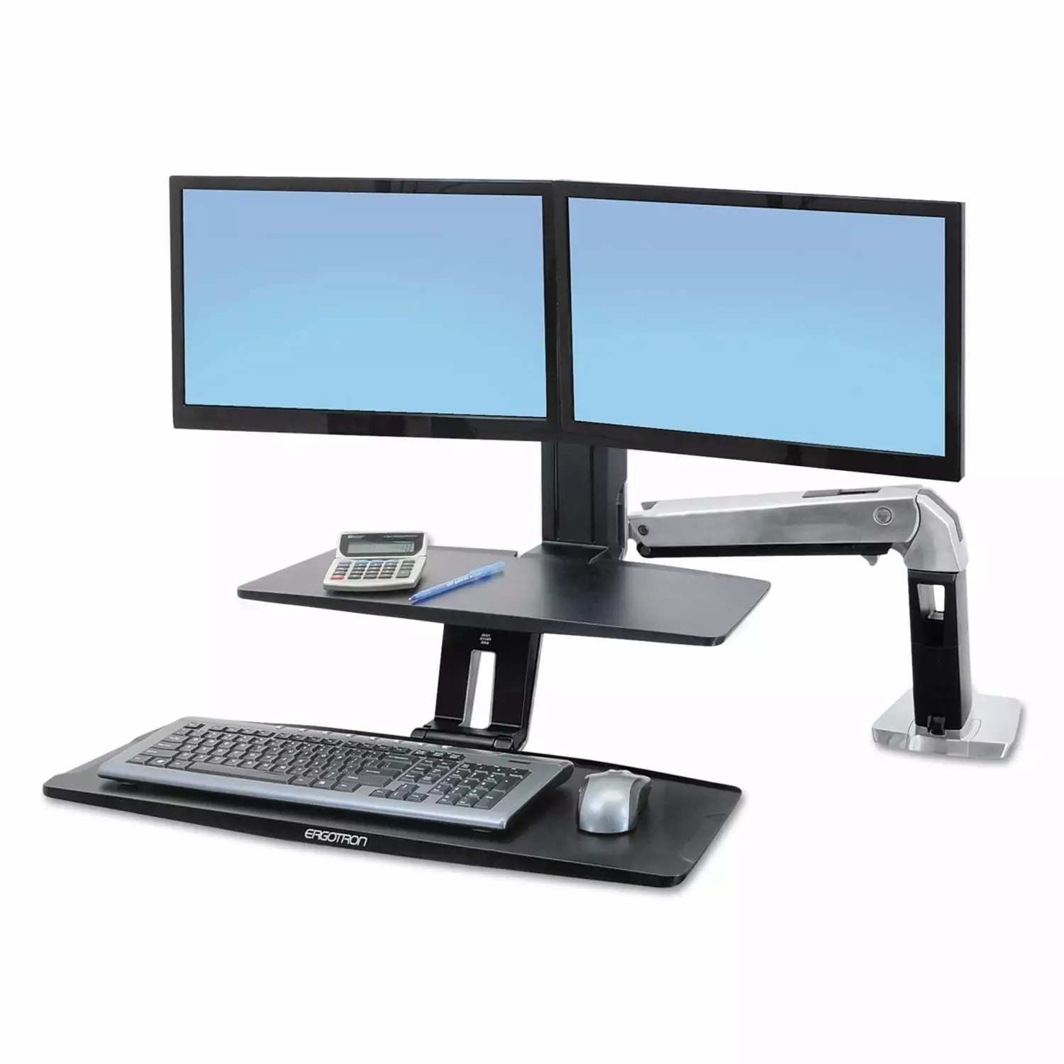 Ergotron Workfit- Suspended Keyboard Dual Corner Workstation - Adjustable Desk System ERGOTRON DESK