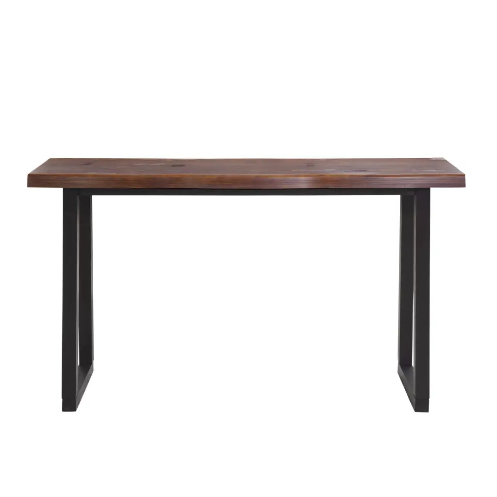 Jennings Live Edge Bar Table Brown Wood steve silver furniture