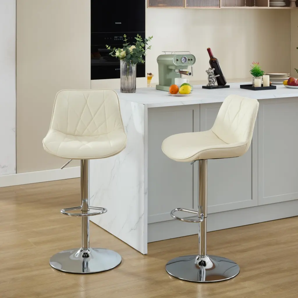 Counter Height Bar Stools Kitchen Island Barstools Adjustable Swivel a-a furniture