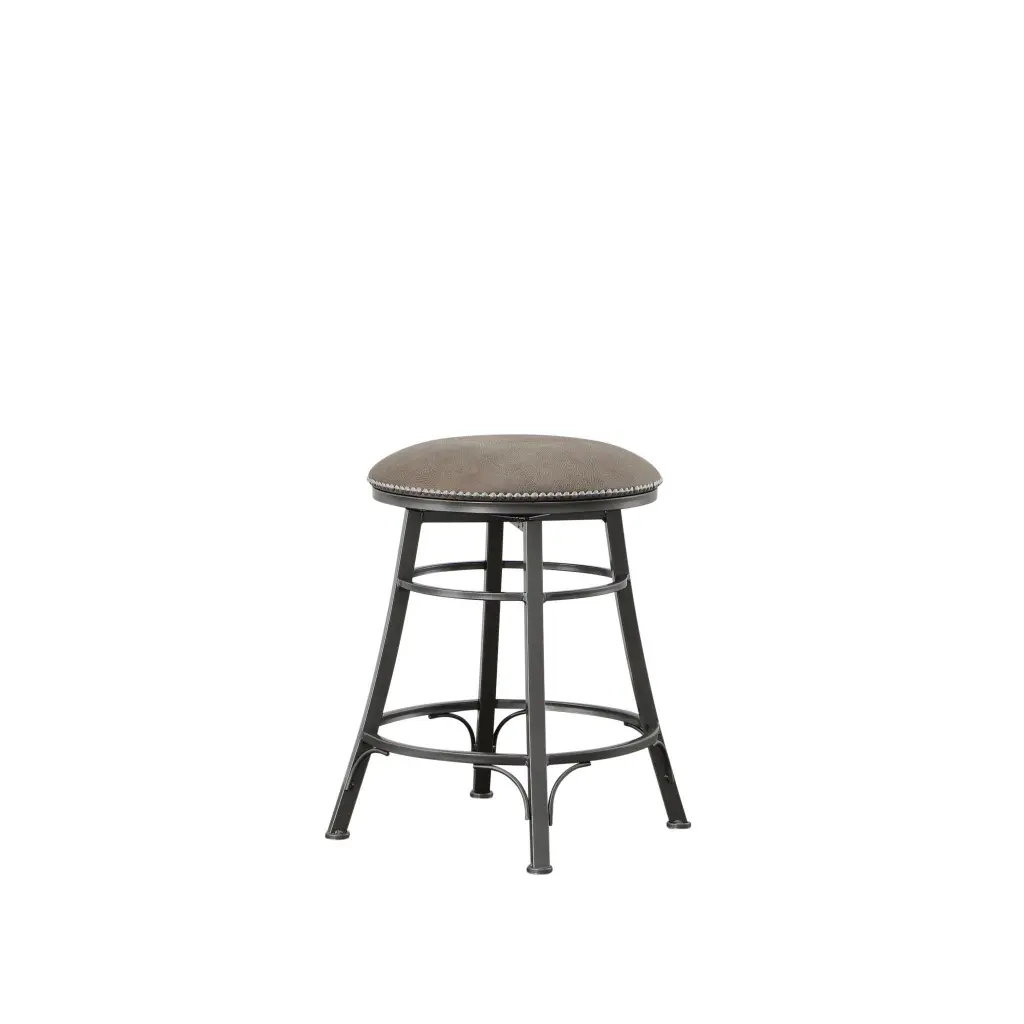 Bali Backless Swivel Counter Chair Gray Dark Gray Wood Bar Stool steve silver furniture