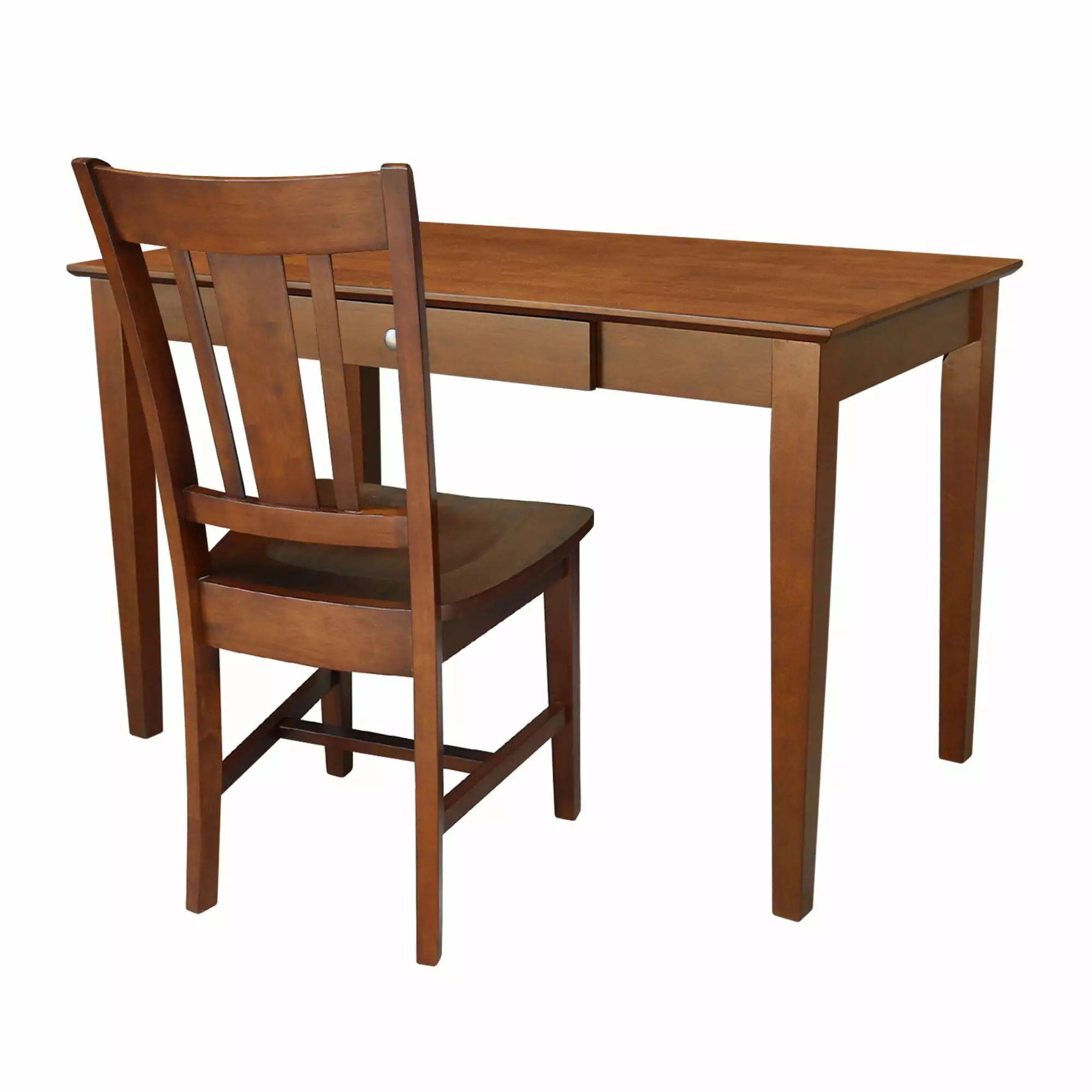 Basic Desk Drawer and Chair Simple Office Furniture Set International Concepts