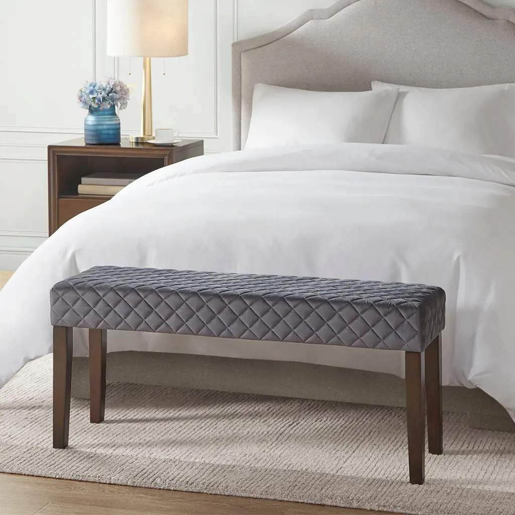 Cheshire Accent Bench Gray Polyester jla