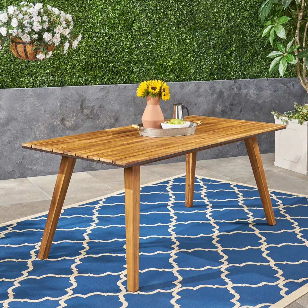 Downey 71 Inch Teak Wood Outdoor Bench Garden Patio Seating nh-cloudhouse