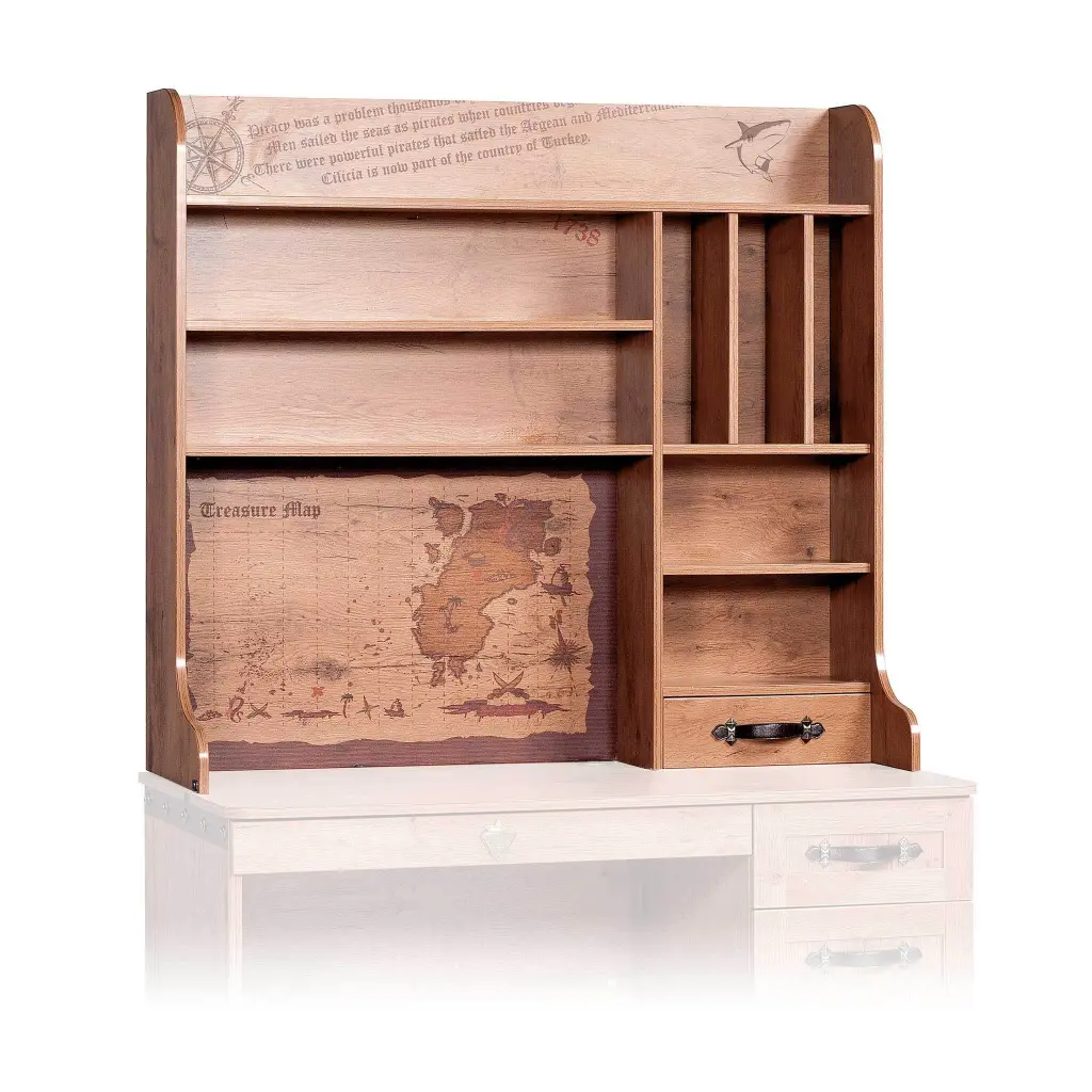 Ahoy Hutch Brown Oak Particle Board atlas kids furniture