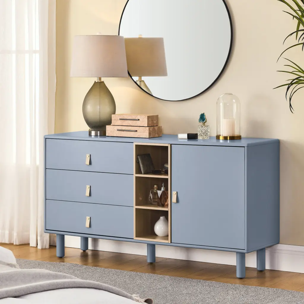 Storage Cabinet Doors And Drawers Chest Drawers Multifunctional Organizer chuangyuan wood industry