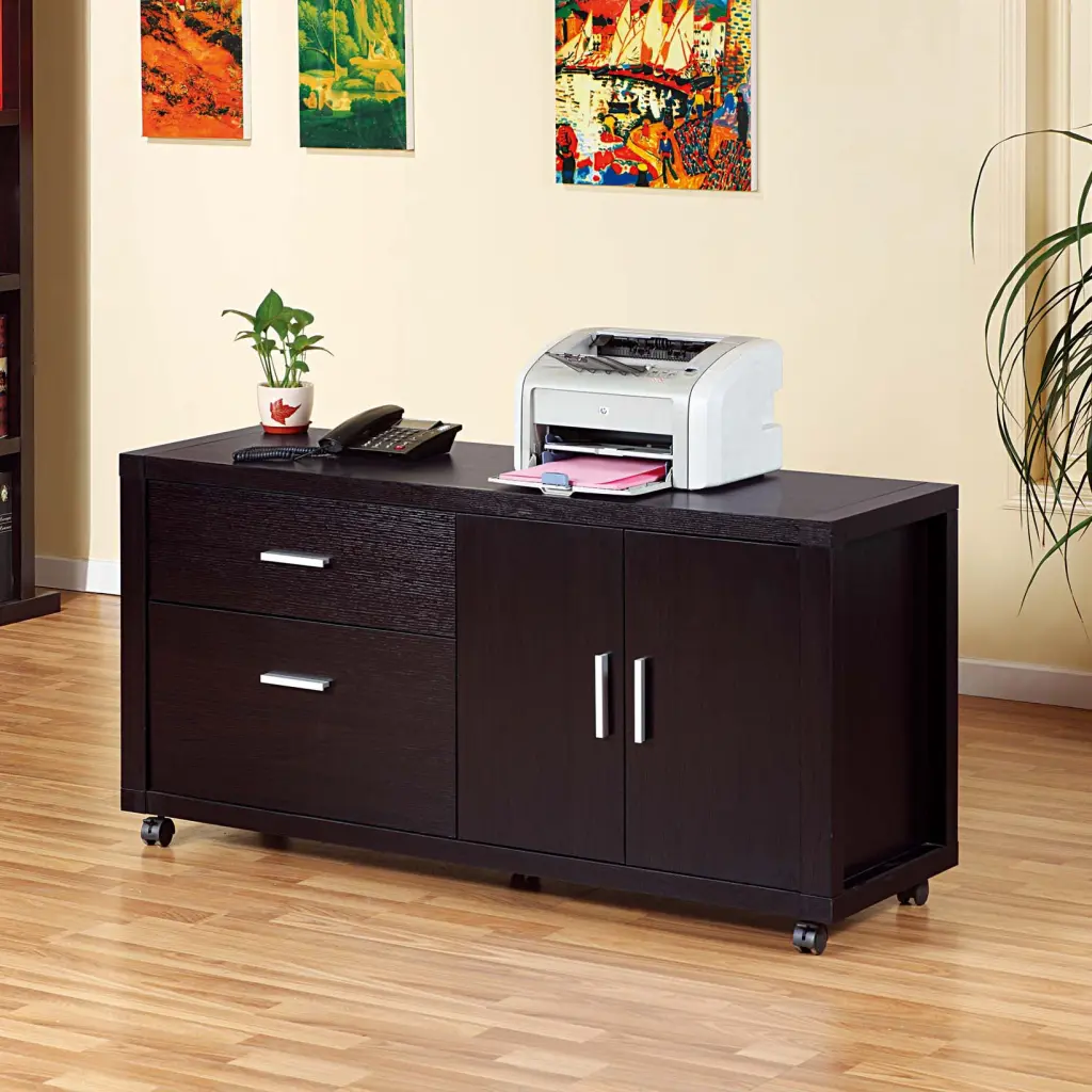 Office File Credenza Work Office Printer Cabinet Storage Drawers id international- inc.