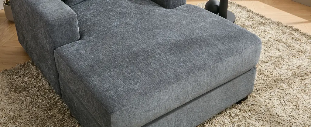 39.7 Oversized Chaise Lounger Modern Sofa Couch Pillows bed best
