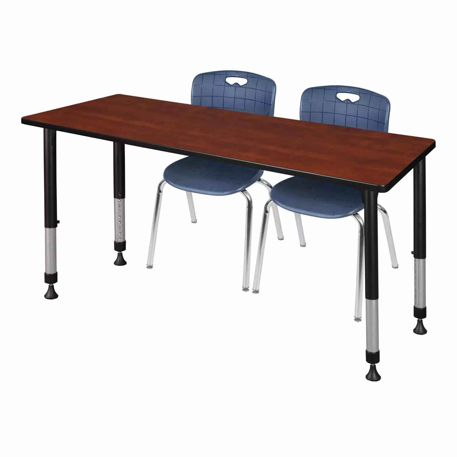 Regency 60 x 24 Kee Height Adjustable Classroom Table Cherry