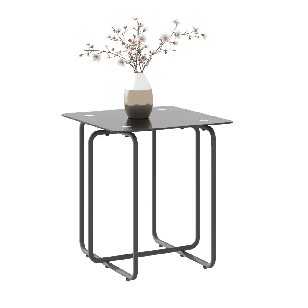 Modern Tempered Glass Coffee Table End Table Side Table Living Room jws-w241