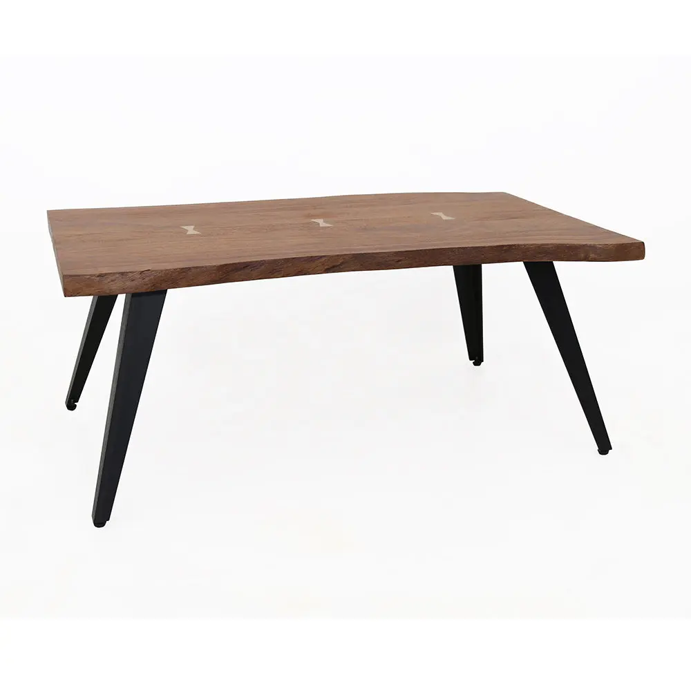47x23.5x17.5 Inch Ramirez Coffee Table Natural Wood Brown Living Room w2078