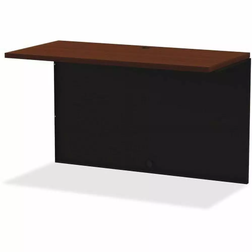 Lorell Walnut Laminate Commercial Steel Desk Series - Durable Office Workstation