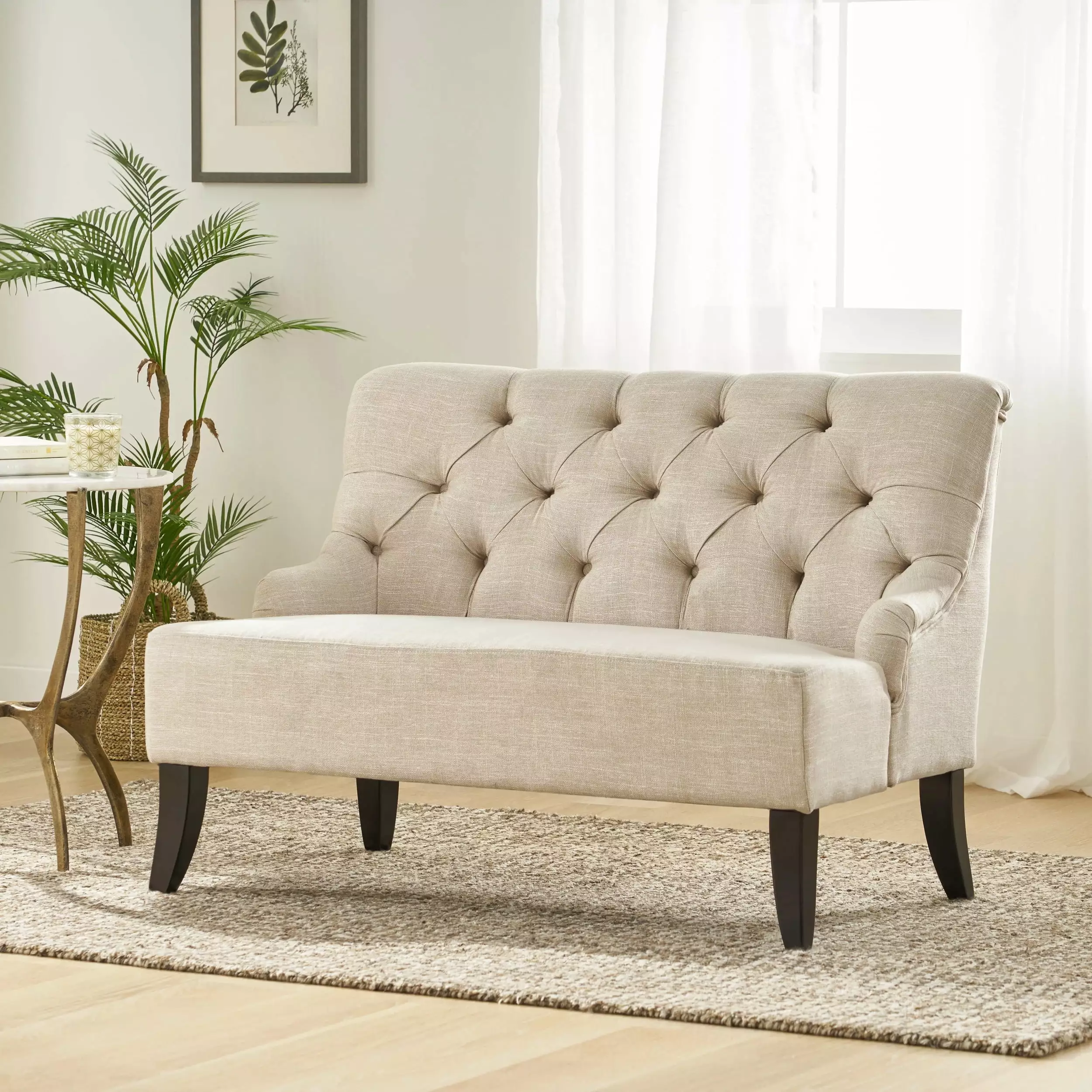 NICOLE KD SETTEE Compact Sofa Living Room or Office
