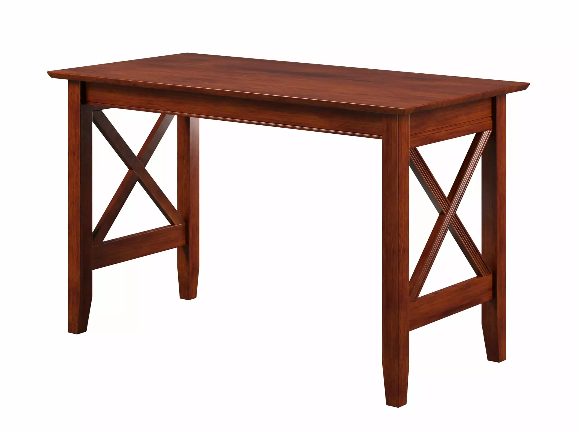 Mission Inspired Desk USB Charger Walnut Home Office Workstation AFI
