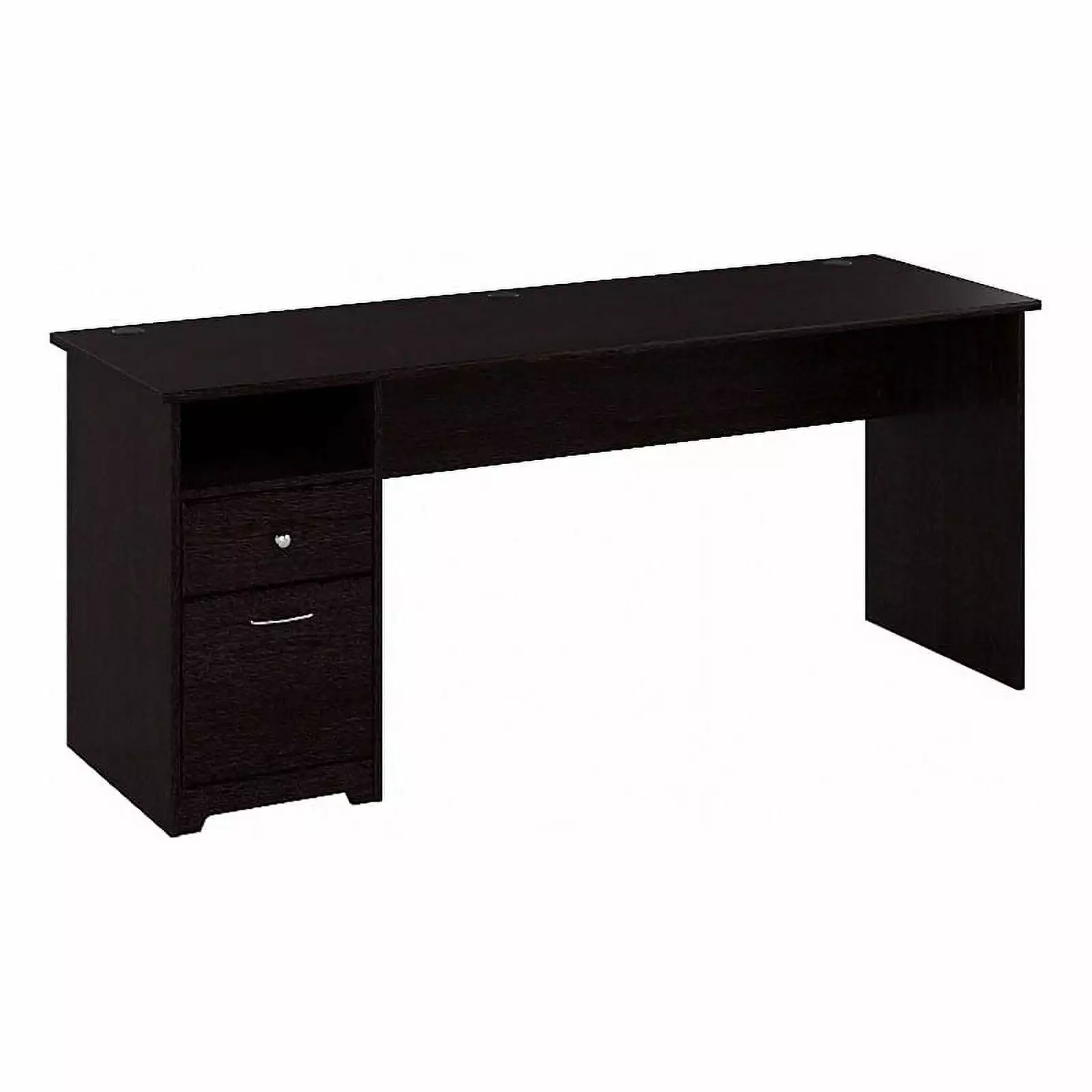 Atlin Designs 72 Contemporary Wood Computer Desk Drawers Espresso Oak