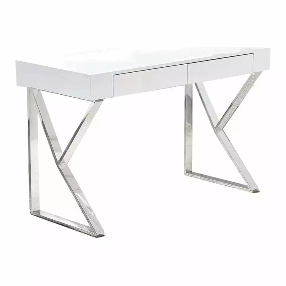 Best Master Furniture Philon 47 Modern Wood Computer Desk Silver