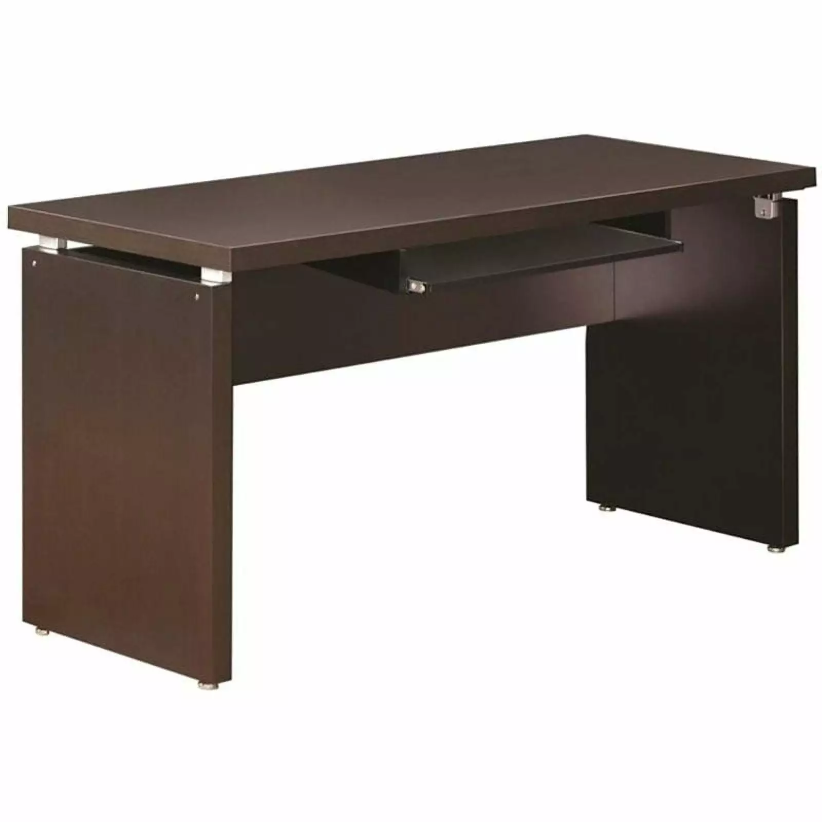 Bowery Hill Contemporary Computer Desk Cappuccino