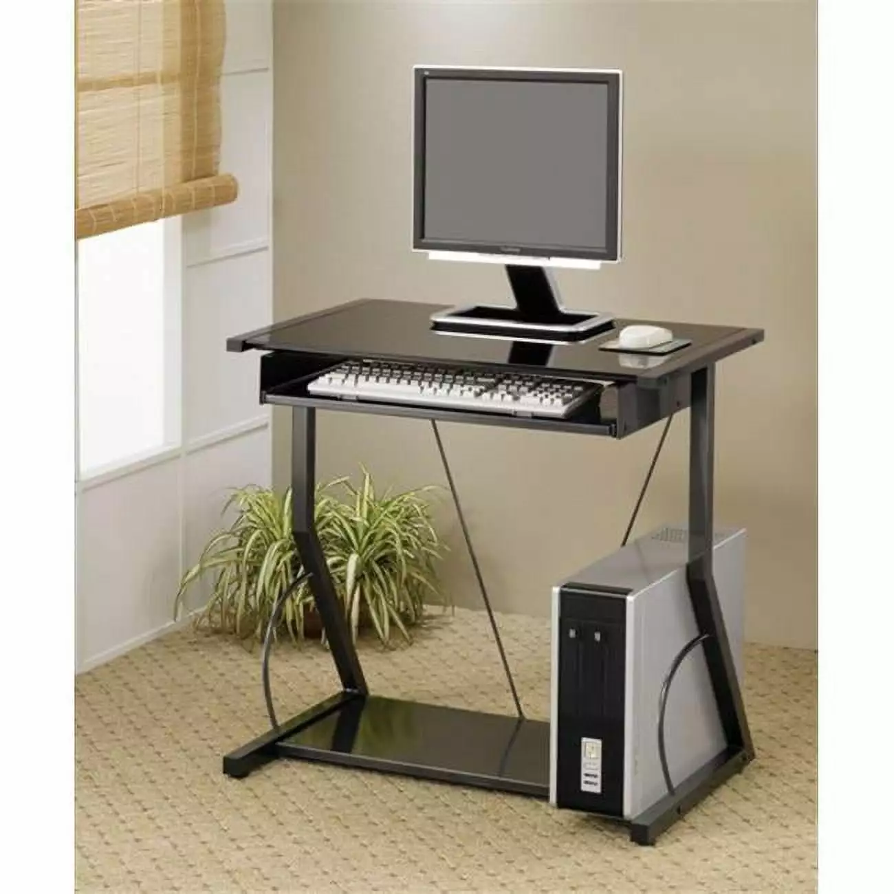 Coaster 800217 Contemporary Computer Desk Keyboard Tray Home Office Coaster Company