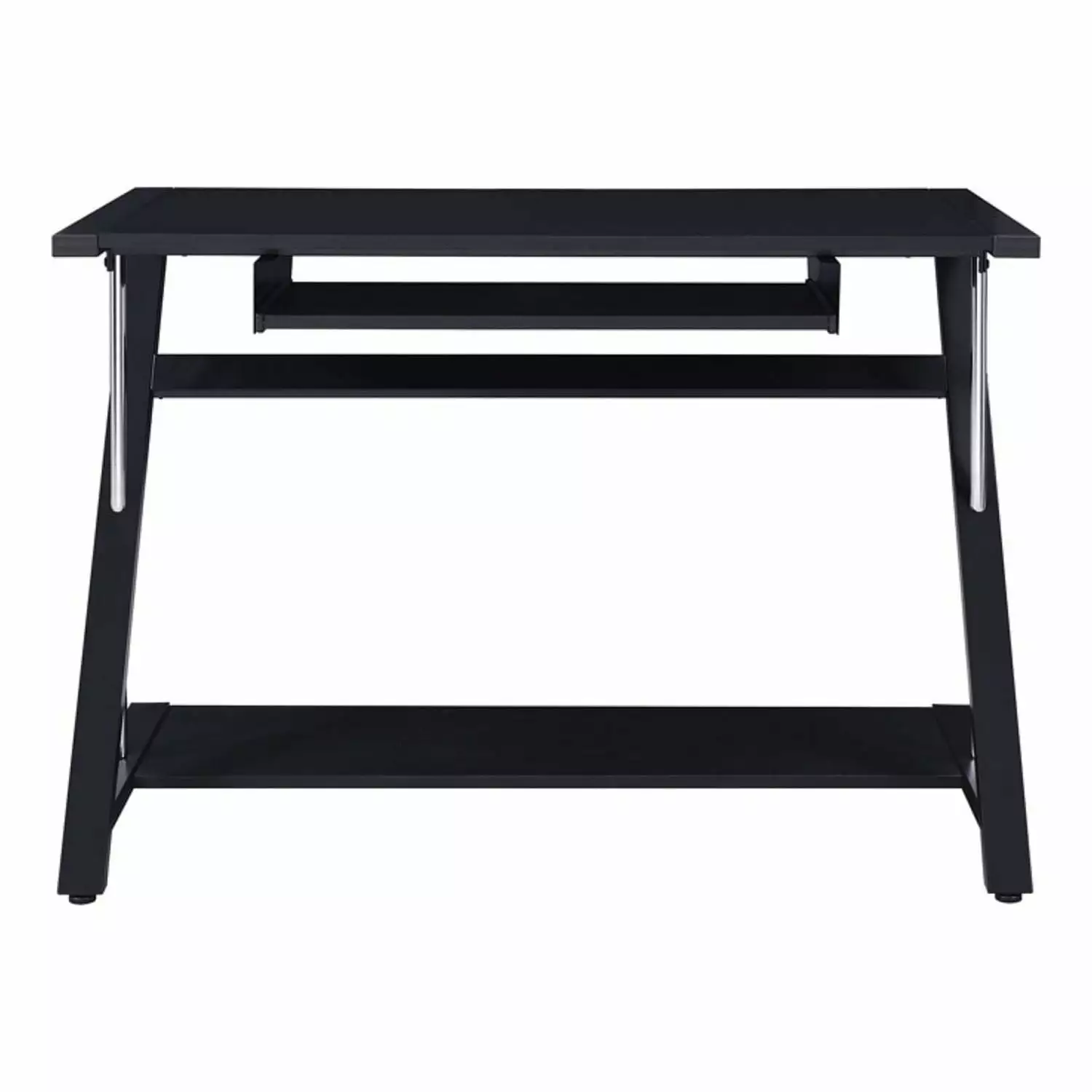Benjara Exquisite Contemporary Computer Desk Black Convenience Concepts