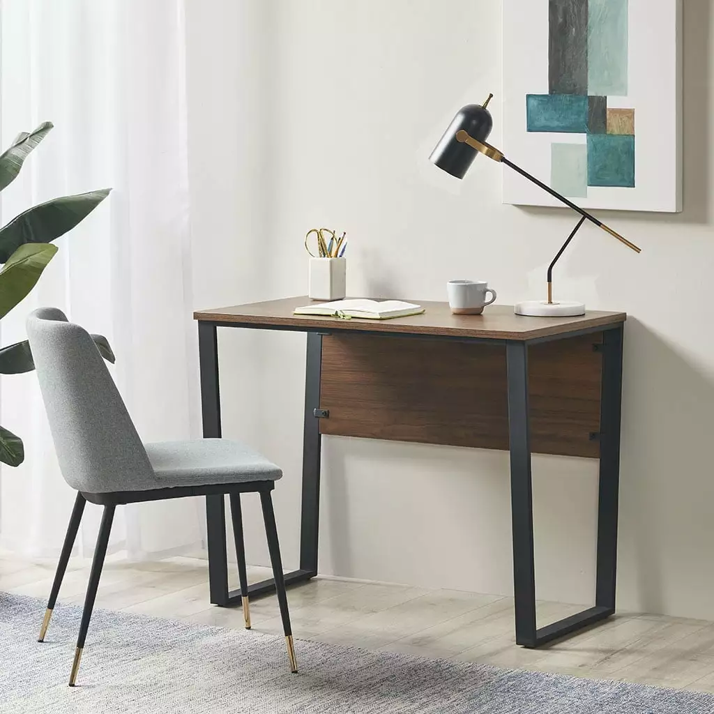 CoSoTower 38 Inch Computer Desk Metal Legs Home Office