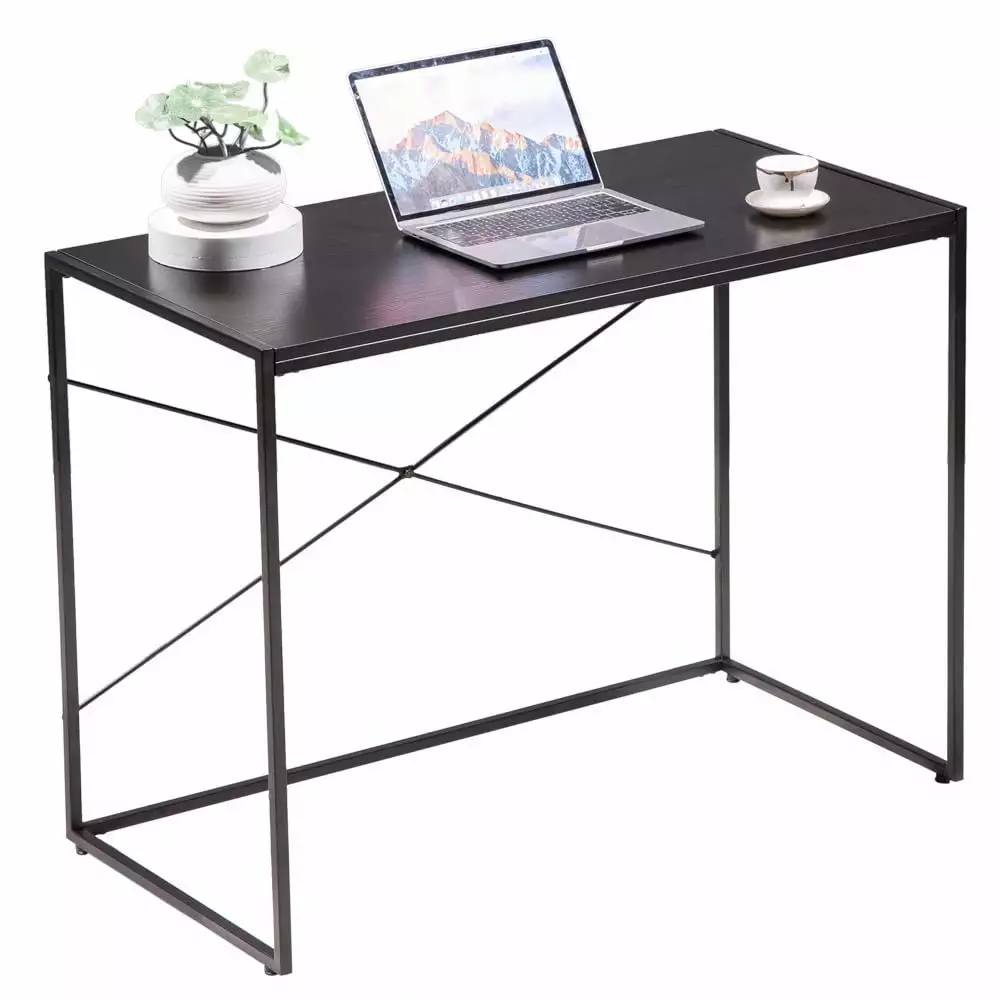 EasingRoom Modern Computer Desk PC Study Laptop Table Workstation Black Home Office Furniture