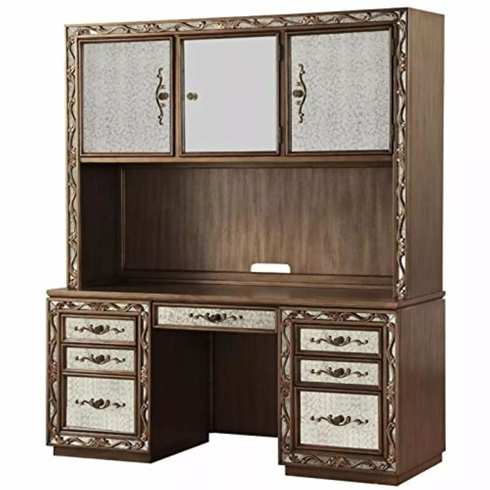 Ergode Computer Desk & Hutch Home Office Workstation Storage