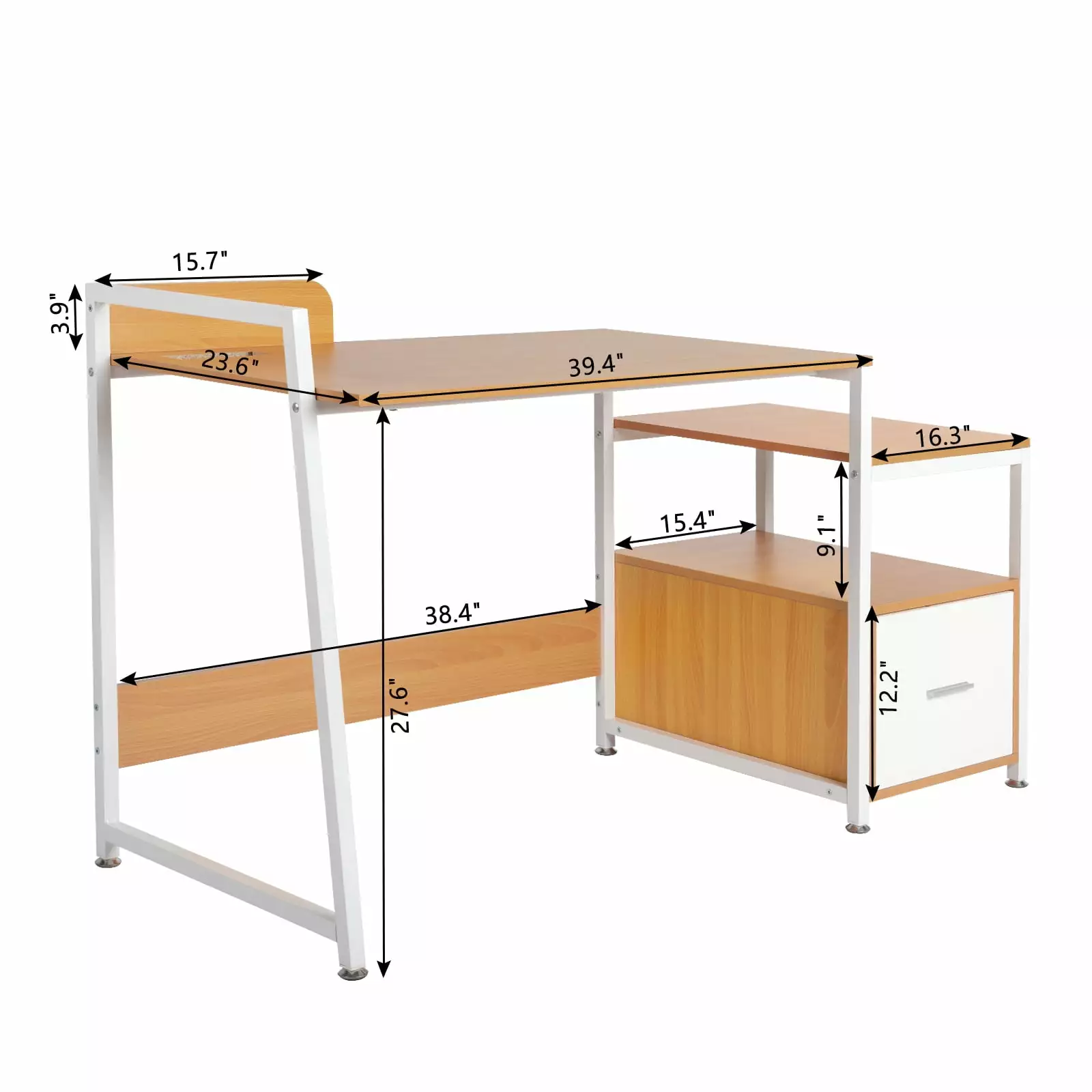 SamyoHome Computer Desk Storage and Charging Station Home Office FCH