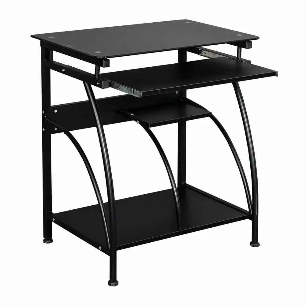 UBesGoo Black Computer Desk Corner Table Home Office Student Workstation FCH