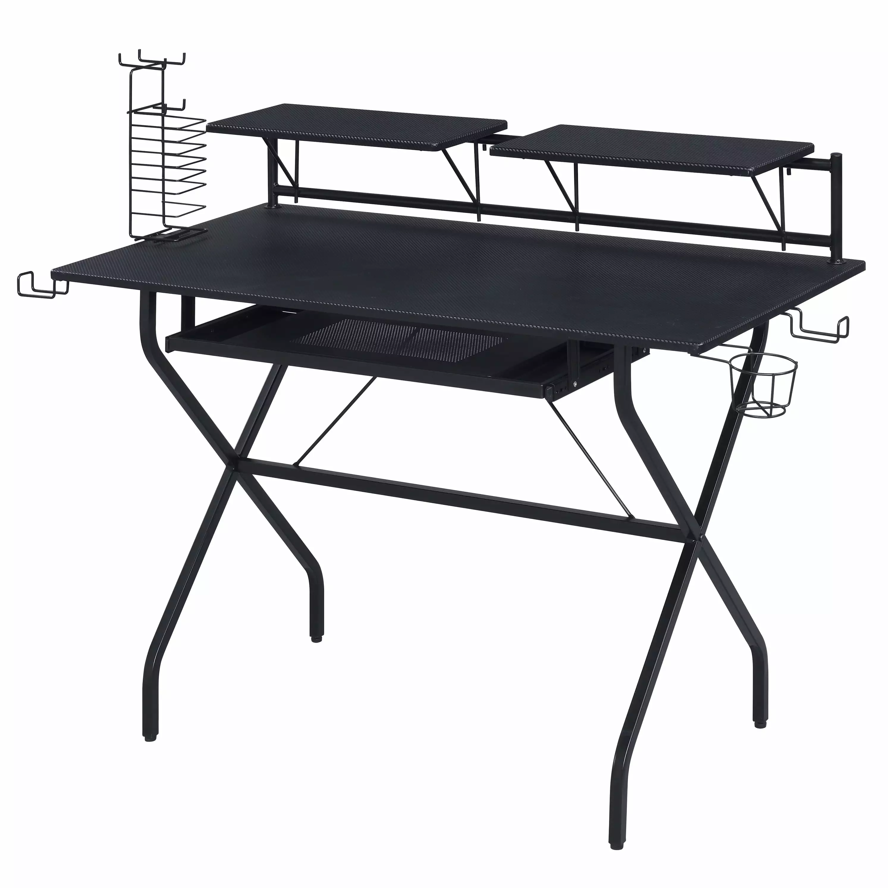 GeeHome Black Computer Desk Keyboard Tray Home Office