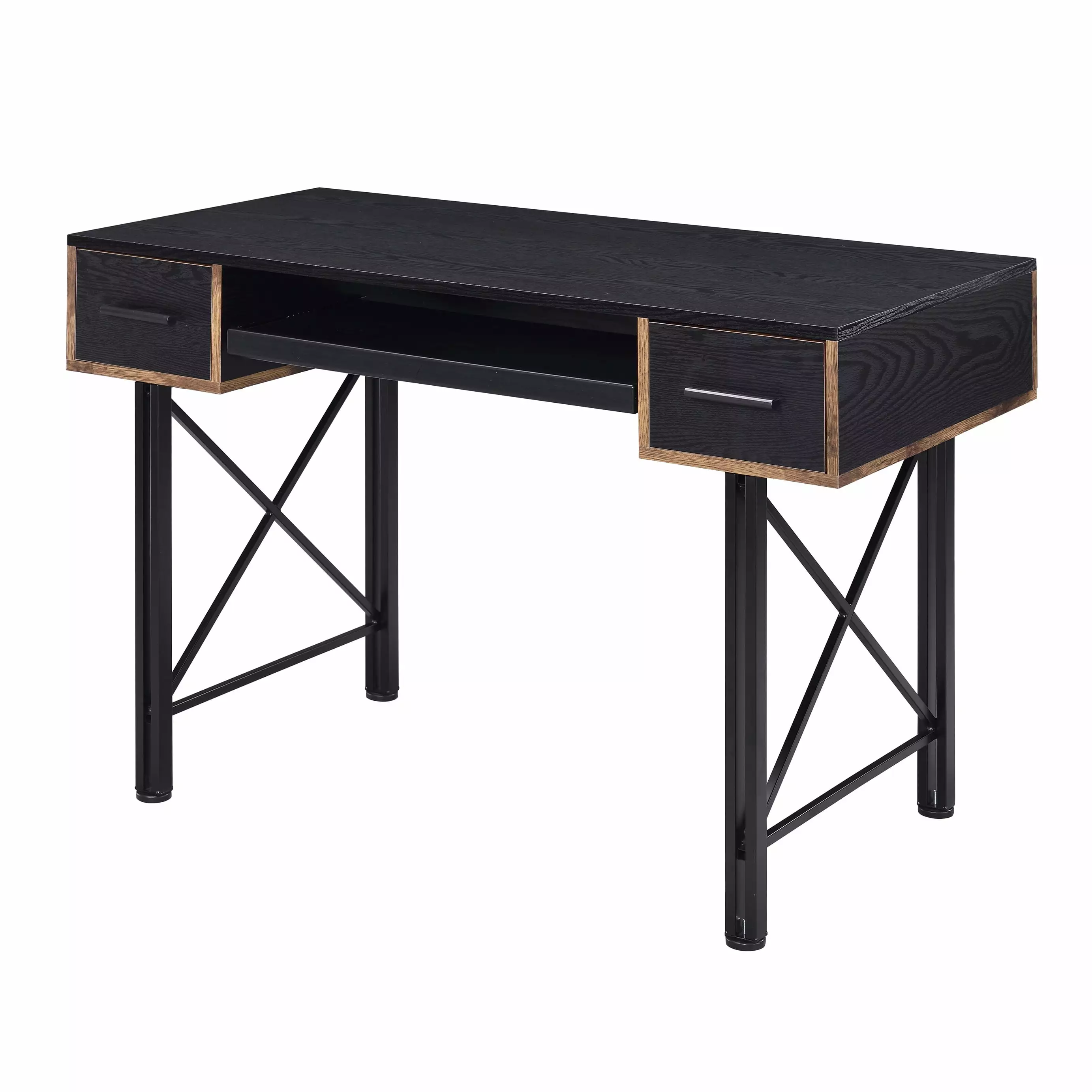 GeeHome Black Computer Desk Keyboard Tray Small Spaces