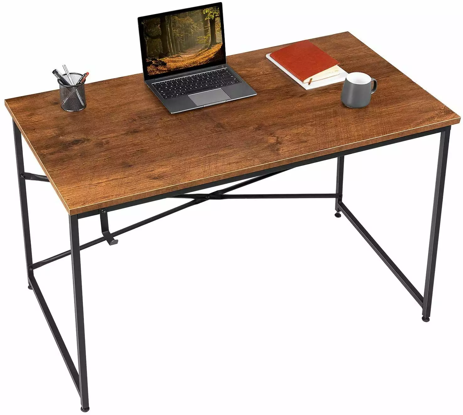 Homall 44 Inch Modern Industrial Computer Desk Headphone Hook Small Spaces