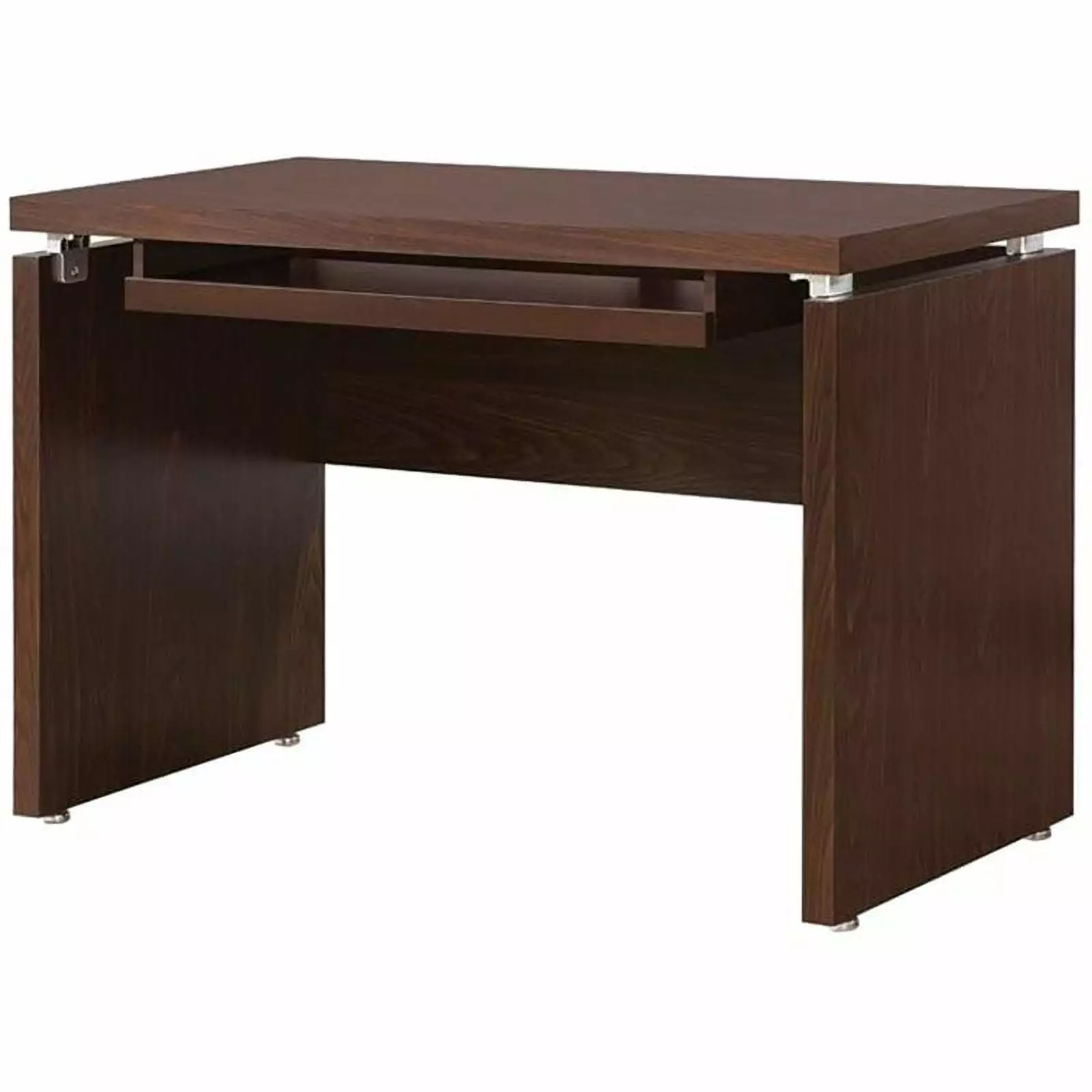 Kingfisher Lane Contemporary Computer Desk Medium Oak Finish