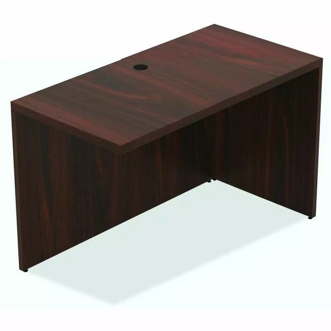 48 Inch Laminate Desking Mahogany Top Office Computer Desk Newestedition