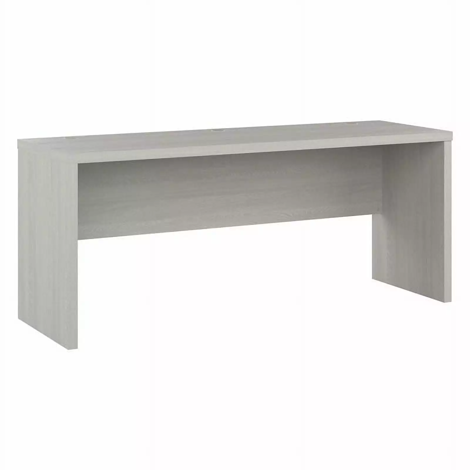 Pemberly Row 72W Computer Desk Gray Sand - Engineered Wood Writing Desk