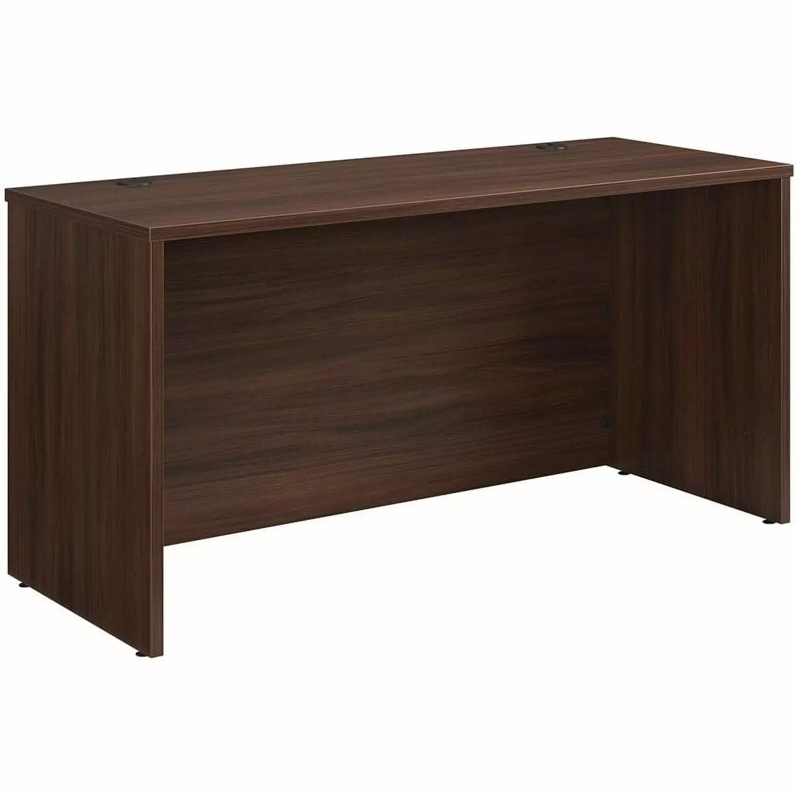 Pemberly Row Engineered Wood 60 x 24 Computer Desk Noble Elm Brown Finish