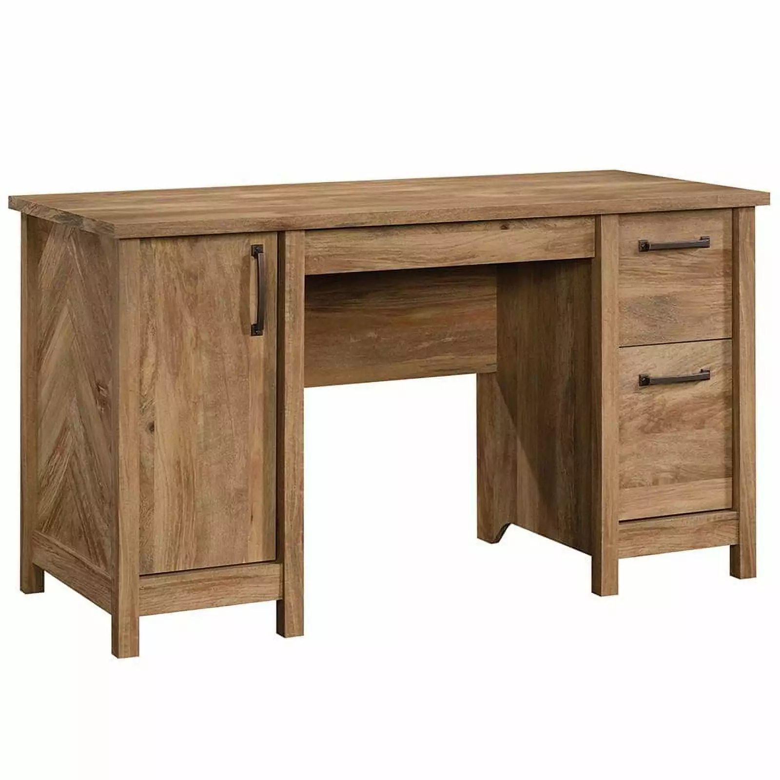 Pemberly Row Engineered Wood Computer Desk Sindoori Mango Finish