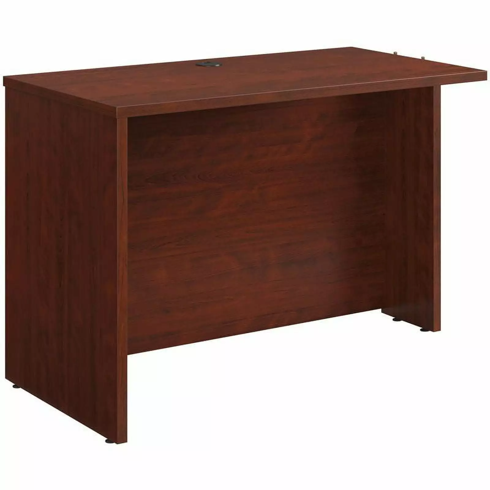 Pemberly Row Engineered Wood 42 Return Desk Classic Cherry