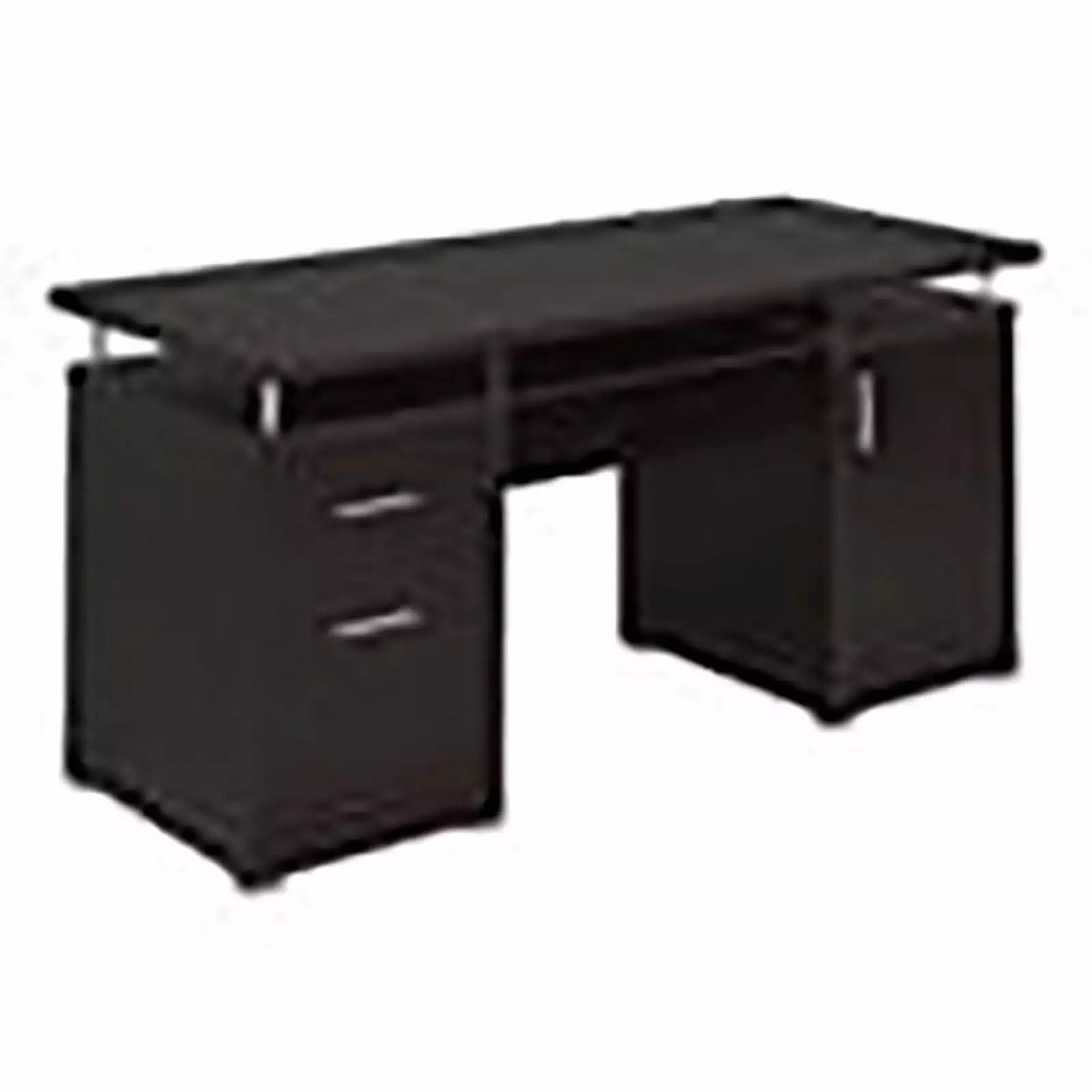 Scranton & Co 2-Drawer Contemporary Wood Computer Desk Cappuccino Finish