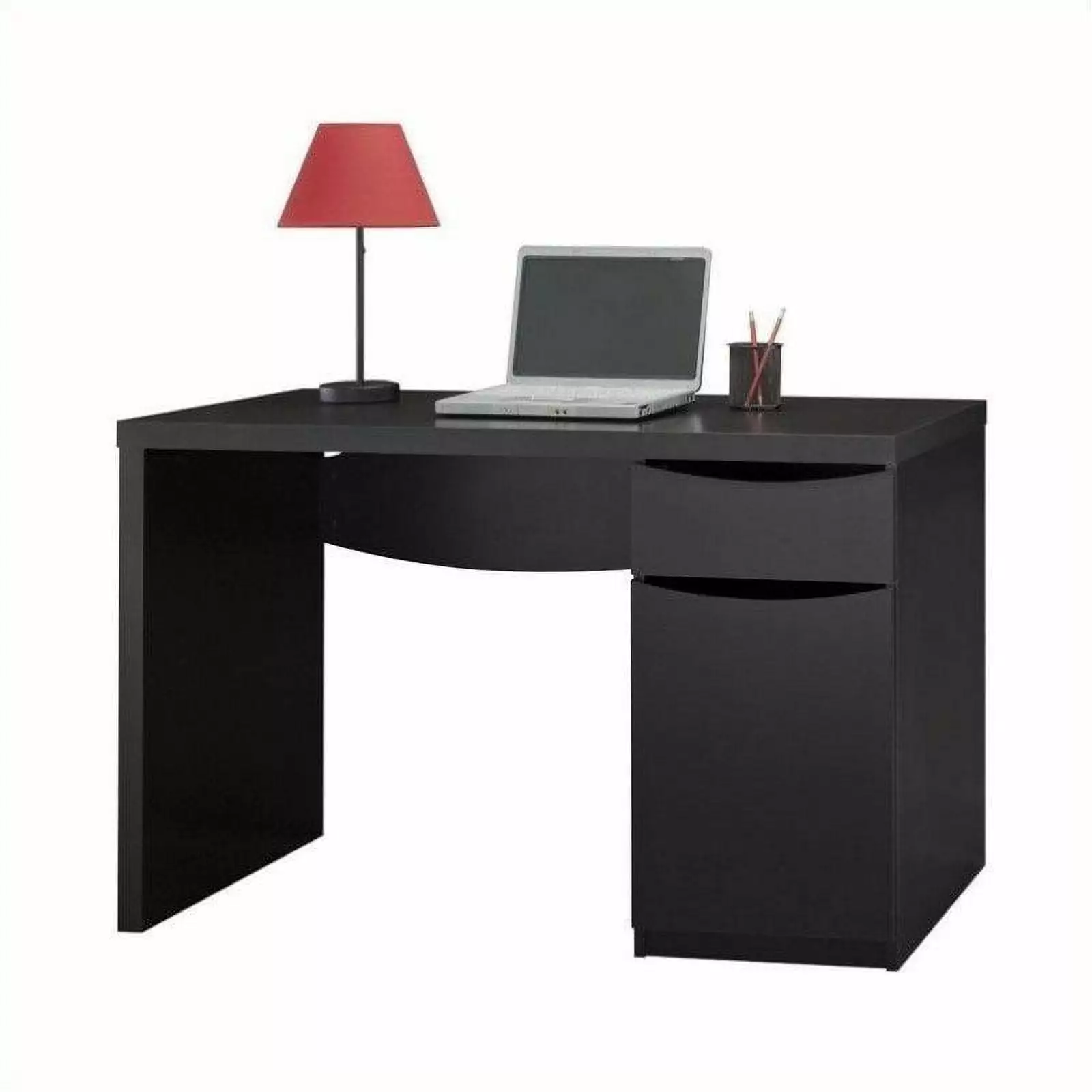 Scranton & Co Montrese Computer Desk Classic Black Modern Office