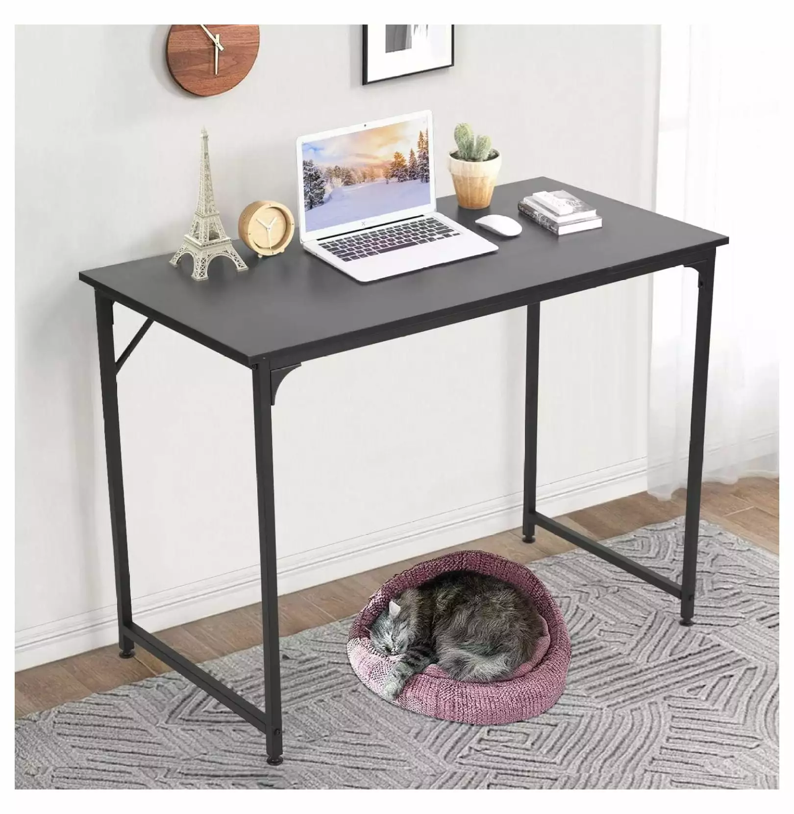 Superwum 39 Inches Computer Desk Home Study Office Workstation Large Writing Desk