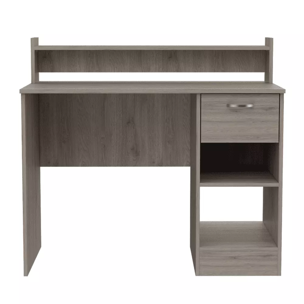 Manaos Computer Desk Light Gray TUHOME Furniture
