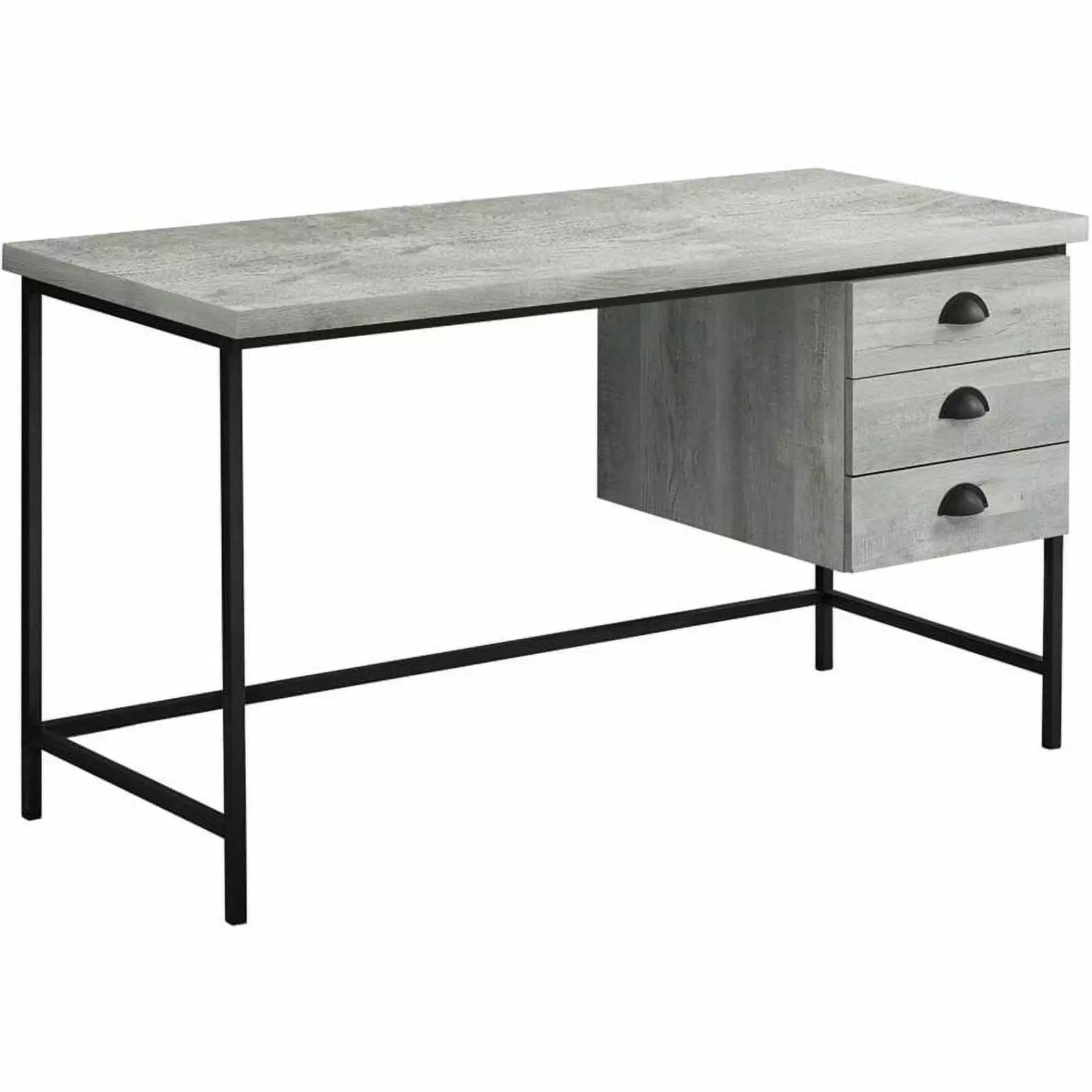 UrbanPro Computer Desk Storage Drawers 55L Work Metal Gray Home Office